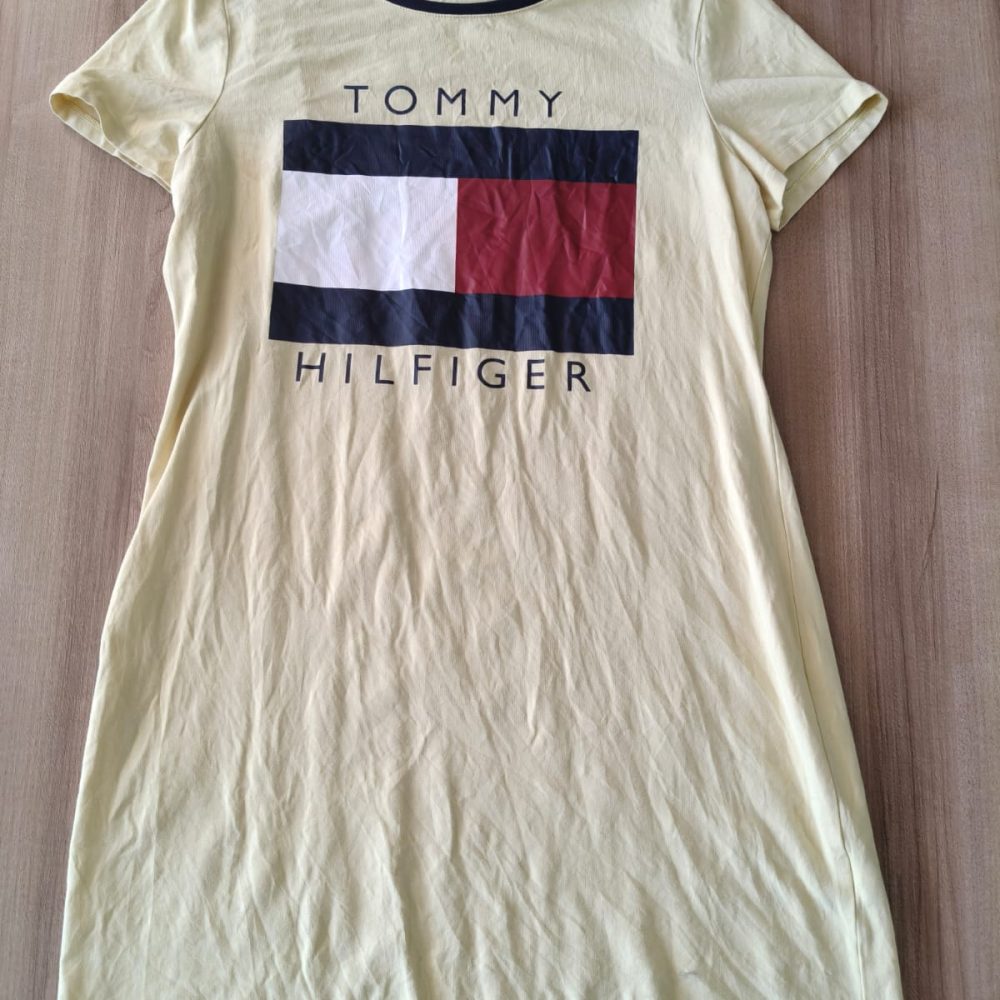 Remera larga de algodon